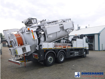 משאית ואקום Mercedes-Benz Actros 2541 6x2 RHD E5 Huwer vacuum tank / hydrocureur 12 m3: תמונה 4