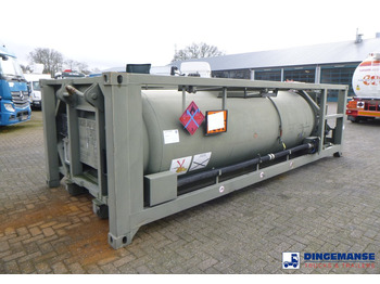 מכל אחסון WEW (Westerwälder Eisenwerk) Fuel (kerosene, diesel) tank container 20 ft. inox 10 m3 / 1 comp + pump: תמונה 3
