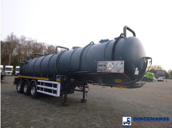 סמיטריילר מכל WHALE Vacuum tank inox 30 m3 / 1 comp + pump: תמונה 2