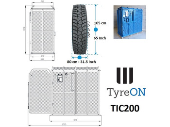 ציוד לסדנאות TIC200 automatic tire inflation cage: תמונה 4