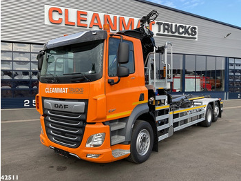 משאית הרמת וו, משאית מנוף DAF FAN CF 430 HMF 23 Tonmeter laadkraan: תמונה 2