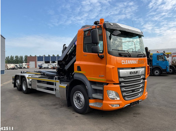 משאית הרמת וו, משאית מנוף DAF FAN CF 430 HMF 23 Tonmeter laadkraan: תמונה 3