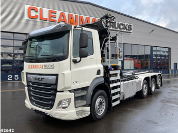 משאית הרמת וו, משאית מנוף DAF FAQ CF 430 HMF 28 Tonmeter laadkraan: תמונה 2