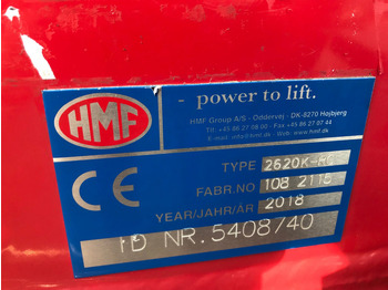 חָדָשׁ עגורן מעמיס HMF 2620K-RC NEW AND UNUSED!: תמונה 4