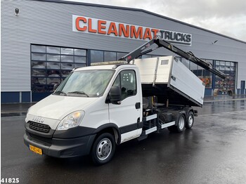 מזהיר, משאית מנוף Iveco Daily 50C14G CNG Clixtar met Hiab laadkraan: תמונה 1