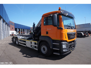 משאית הרמת וו, משאית מנוף MAN TGS 26.420 HMF 21 Tonmeter laadkraan Just 170.296 km!: תמונה 3