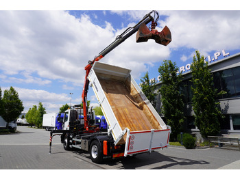 משאית צד נופל/ שטוחה, משאית מנוף IVECO Eurocargo 160E22 EEV Dump truck / Bortmatic / Crane FASSI F95A.0.22: תמונה 4