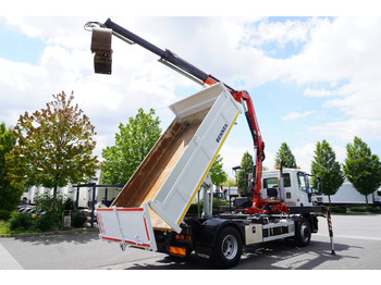 משאית צד נופל/ שטוחה, משאית מנוף IVECO Eurocargo 160E22 EEV Dump truck / Bortmatic / Crane FASSI F95A.0.22: תמונה 5
