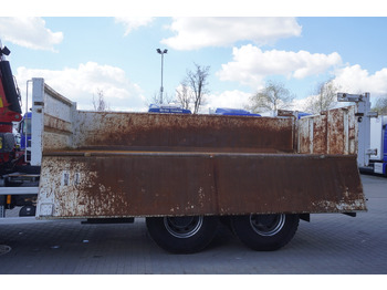 משאית צד נופל/ שטוחה, משאית מנוף MERCEDES-BENZ Actros 2641 6×4 E5 / Crane / Dumper / 110000 km!: תמונה 4