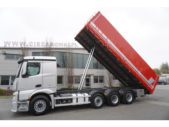 משאית צד נופל/ שטוחה MERCEDES-BENZ Actros 3563 8x4 / Tipper for grain 20 t load capacity: תמונה 4 משאית צד נופל/ שטוחה MERCEDES-BENZ Actros 3563 8x4 / Tipper for grain 20 t load capacity: תמונה 4