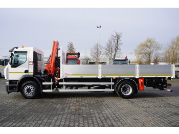 משאית צד נופל/ שטוחה, משאית מנוף RENAULT C280 DTI 8 / FASSI crane 5.6 T / range 8 m / Flatbed 15 EPAL: תמונה 5 משאית צד נופל/ שטוחה, משאית מנוף RENAULT C280 DTI 8 / FASSI crane 5.6 T / range 8 m / Flatbed 15 EPAL: תמונה 5