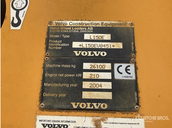 מעמיס גלגלים VOLVO L150E