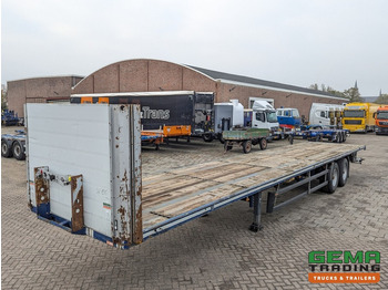 סמיטריילר צד נופל/ שטוח System PRS18 2-Assen BPW Open Laadbak - Rongpotten + Rongen  - HH Vloer: תמונה 2
