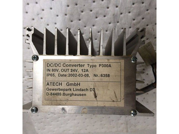מערכת חשמל עבור ציוד לטיפול בחומרים Atech Converter DC/DC 80/24V, 12A: תמונה 3