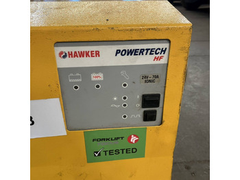 חלקי חילוף עבור ציוד לטיפול בחומרים Hawker 24V/70A powertech HF: תמונה 3