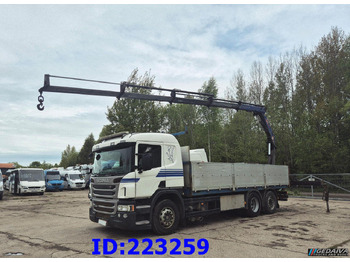 משאית צד נופל/ שטוחה SCANIA P 450