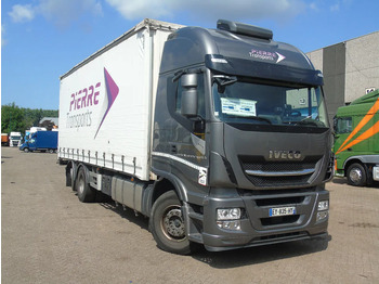 משאית וילונות צד Iveco Stralis 510 + EURO 6 + STEERING AXLE: תמונה 4