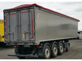 סמיטריילר עם מזהיר Reisch Aluminiowa 50m3, dach Cramaro manualny: תמונה 4