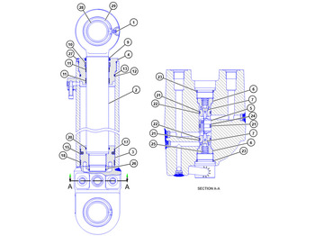 צילינדר הידרולי CATERPILLAR