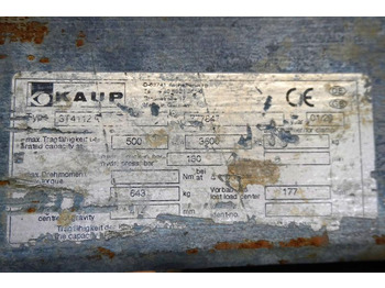 מזלגות עבור ציוד לטיפול בחומרים KAUP 3T411ZA, Breite 1330 mm: תמונה 5