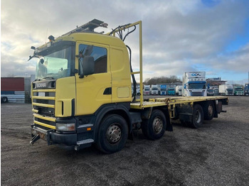משאית צד נופל/ שטוחה SCANIA R124