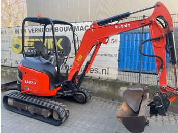 מיני מחפר KUBOTA U27-4