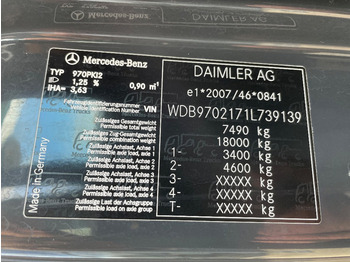 משאית הובלה אוטומטית Mercedes-Benz Atego 816 SOLD: תמונה 3