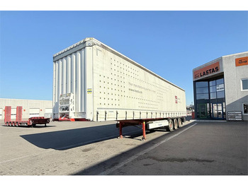 סמיטריילר עם וילונות צד KRONE