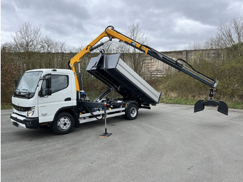 חָדָשׁ משאית הרמת וו, משאית מנוף FUSO FUSO 9C18 City Abrollkipper + Ladekran m.Greifer: תמונה 2