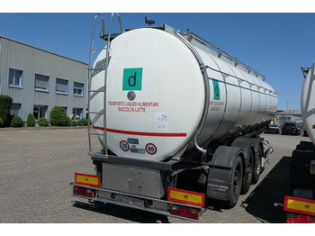 סמיטריילר מכל Menci SA 105/Lebensmittel Tank 32 cbm./Liftachse: תמונה 4