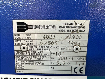 מדחס אוויר Airpress XA 900 Elektrische Zuigercompressor 5.5 kW 750 L / min 10 Bar: תמונה 4