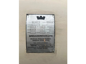 ערכת גנרטורים BROADCROWN 1000 kVA generatordeel Alternator as New !: תמונה 3