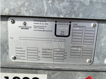 מכל אחסון IBC Rietberg 1000 liter IBC Dieseltank Gegalvaniseerd: תמונה 3