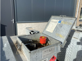 מכל אחסון IBC Rietberg 1000 liter IBC Dieseltank Gegalvaniseerd: תמונה 5