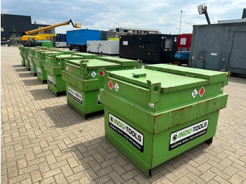 מכל אחסון Kiwa IBC Steenbergen 750 liter Dieseltank met handpomp: תמונה 4