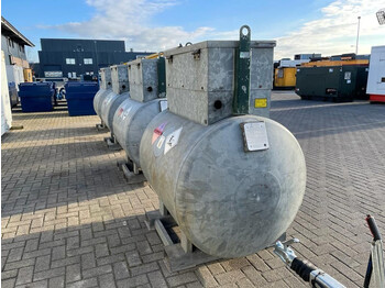 מכל אחסון dieseltank Rietberg 1000 liter Dieseltank Gegalvaniseerd IBC met keuring !: תמונה 5