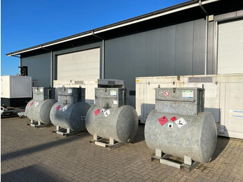 מכל אחסון dieseltank Rietberg 1000 liter Dieseltank Gegalvaniseerd IBC met keuring !: תמונה 2