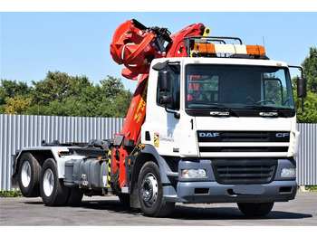 משאית מנוף, משאית הרמת וו DAF CF 85.340 * ABROLLKIPPER + KRAN * TOP: תמונה 3