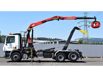 משאית מנוף, משאית הרמת וו DAF CF 85.340 * ABROLLKIPPER + KRAN * TOP: תמונה 5