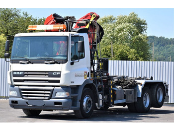 משאית מנוף, משאית הרמת וו DAF CF 85.340 * ABROLLKIPPER + KRAN * TOP: תמונה 4