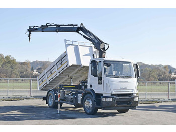מזהיר, משאית מנוף Iveco Eurocargo 180E28 *HIAB 122 B-2 DUO* TOPZUSTAND: תמונה 2