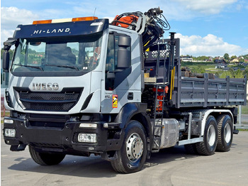 משאית מנוף, מזהיר Iveco TRAKKER 410*Kipper 5,20m*ATLAS 165.2E * FUNK/6x4 Iveco TRAKKER 410*Kipper 5,20m*ATLAS 165.2E * FUNK/6x4: תמונה 3