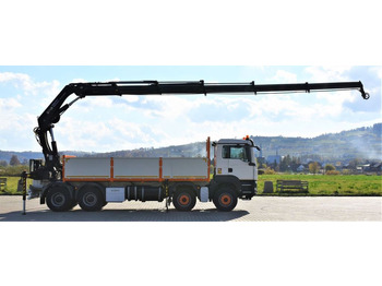 משאית מנוף, משאית צד נופל/ שטוחה MAN TGS 35.440 * HIAB 322 EP-5HIPRO+FUNK / 8x4!: תמונה 5