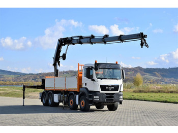 משאית מנוף, משאית צד נופל/ שטוחה MAN TGS 35.440 * HIAB 322 EP-5HIPRO+FUNK / 8x4!: תמונה 2