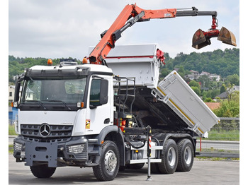 משאית מנוף, מזהיר Mercedes-Benz AROCS 2635* FASSI F165AZ.0.22 + FUNK * 6x4: תמונה 3