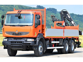 משאית מנוף, משאית צד נופל/ שטוחה Renault KERAX 410 * HIAB 144 B-3 HIDUO / 6x4 * TOP Renault KERAX 410 * HIAB 144 B-3 HIDUO / 6x4 * TOP: תמונה 4
