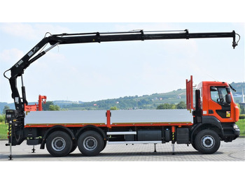 משאית מנוף, משאית צד נופל/ שטוחה Renault KERAX 410 * HIAB 144 B-3 HIDUO / 6x4 * TOP Renault KERAX 410 * HIAB 144 B-3 HIDUO / 6x4 * TOP: תמונה 5