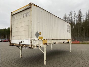גוף החלפה - תיבה - Wechselkoffer mit Rolltor 7,45 m kran- und stapelbar: תמונה 1