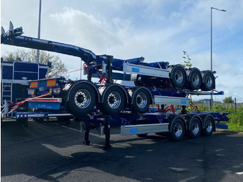 קרון נגרר מוביל מכולות/ החלפת גוף D-TEC