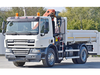 מזהיר DAF CF 75.310 Kipper 4,30 m* KRAN * TOPZUSTAND: תמונה 5